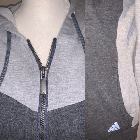 Bundle of 2 Women’s Jackets, Nike & Adidas, Gray, Size Medium - Picture 11 of 12